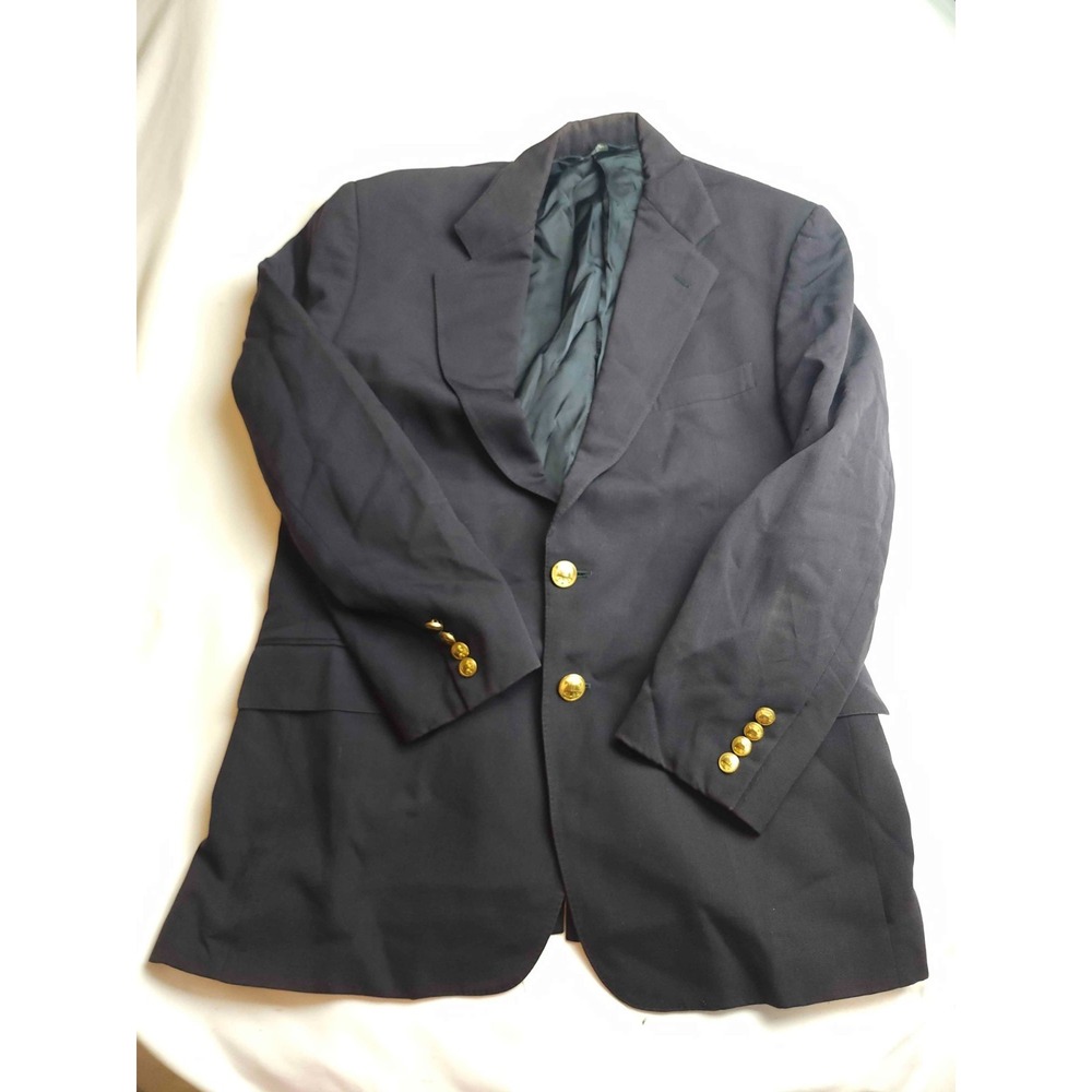 Vintage 80s 90s Polo Ralph Lauren Sport Coat Mens 40R Wool Single Breasted USA